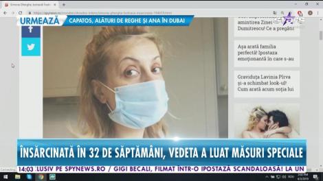 Simona Gherghe a răcit şi a luat măsuri speciale! Prezentatoarea a ales să poarte o mască pe faţă