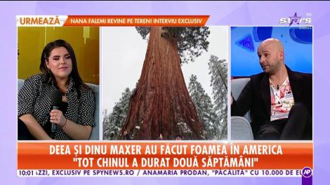 Deea şi Dinu Maxer au făcut foamea în America! "Am fost tot timpul pe fugă"