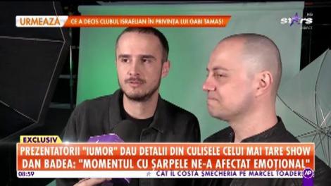 Prezentatorii "iUmor" dau detalii din culisele celui mai tare show! Dan Badea: "Pentru mine este prima experienţă în ipostaza asta şi este total diferit"