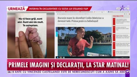 Băiatul de oraş, Codin Maticiuc, a devenit tată pentru prima dată!