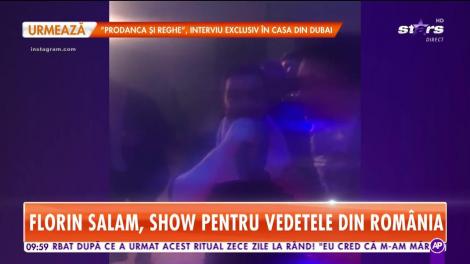 Florin Salam, show pentru vedetele din România
