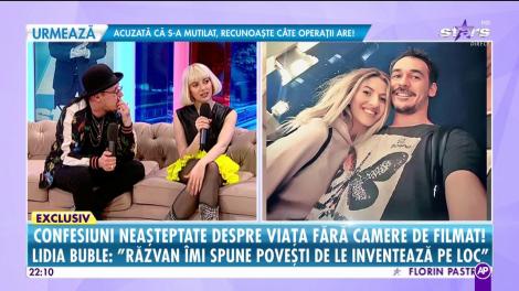 Lidia Buble dă testul sincerităţii: "Răzvan îmi spune poveşti inventate pe loc!"