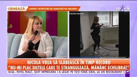 Nicola vrea să slăbească în timp record. Dieta minune la care a apelat artista
