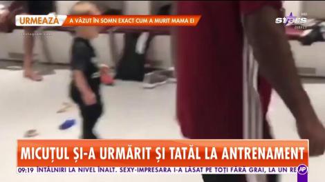Fiul lui Adrian Mutu, pe urmele tatălui. Briliantul l-a dus pe Tiago în vestiarul echipei pe care o antrenează