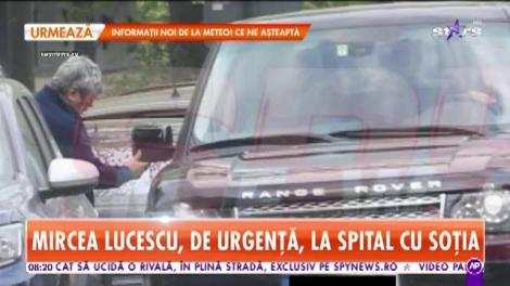 Mircea Lucescu, de urgență, la spital cu soția