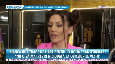 Bianca Rus trage de fiare pentru o nouă transformare: Visul meu este să arăt bine de tot
