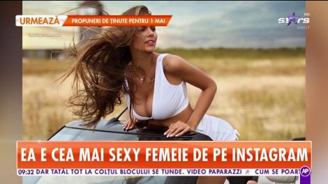 Ea e cea mai sexy femeie de pe Instagram. O singură fotografie adună sute de mii de inimioare
