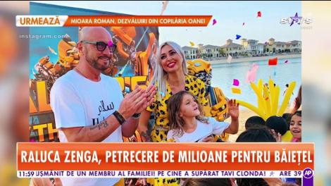 Raluca Zenga, petrecere de zile mari în cinstea băieţelului ei!