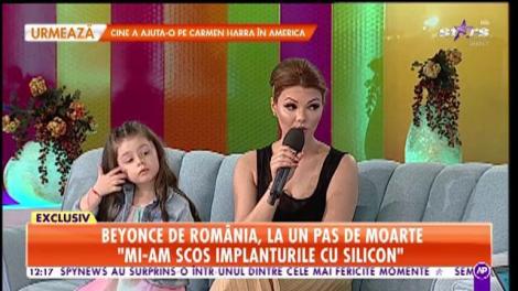 Beyonce de România, la un pas de moarte! "Mi-am scos implanturile de silicon"