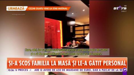 Adrian Minune a fost filmat în ipostaze rar întâlnite. Adică la cratiţă!