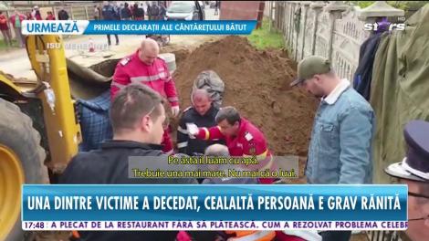 Misiune contracronometru în Mehedinți. Doi oameni, prinși sub pământ!