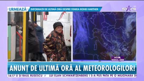 Anunţ de ultimă oră al meteorologilor! După o perioadă cu ploi, vremea se răceşte drastic