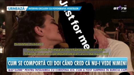 Cum se comportă Alex Piţurcă și Cristina Ich când cred că nu-i vede nimeni