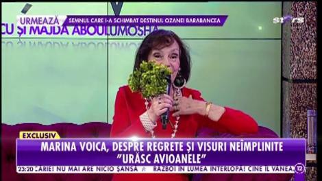 Marina Voica, despre regrete și visuri neîmplite