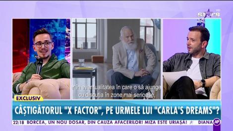Primul câştigător X Factor, pe urmele lui Carla's Dreams?. Andrei Leonte: Fața mea nu inspiră niște gânduri profunde