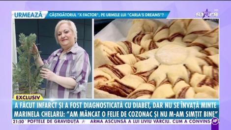 Maria Chelaru, diagnosticată cu diabet: Am mâncat o felie de cozonac și nu m-am simțit bine