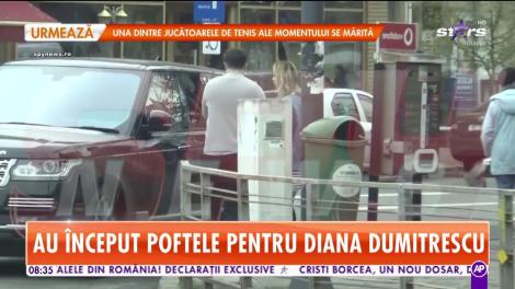 Au început poftele de graviduţă pentru Diana Dumitrescu