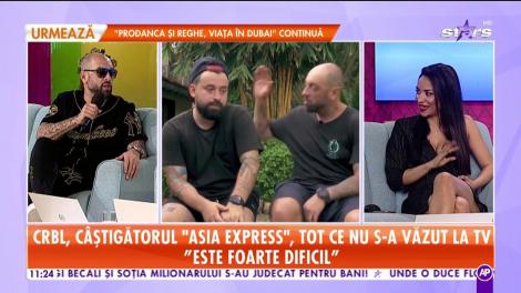 CRBL, câștigătorul Asia Express, despre cea mai dură experiență: Chiar dacă aș fi avut telefonul la mine, tot aș fi refuzat să vorbesc cu familia