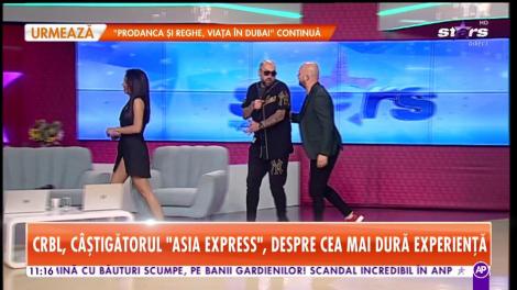 CRBL, câștigătorul Asia Express, despre cea mai dură experiență: Te ia paranoia într-o astfel de emisiune