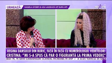 Cristina Pucean, regina dansului din buric, față în față cu astrologul vedetelor. Ce îi rezervă destinul