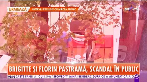 Brigitte Năstase şi Florin Pastramă, scandal în public! Şi-a luat în serios rolul de "viitor soţ"