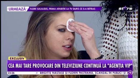 Roxana Nemeș se demachiază, în direct, și își arată adevărata față