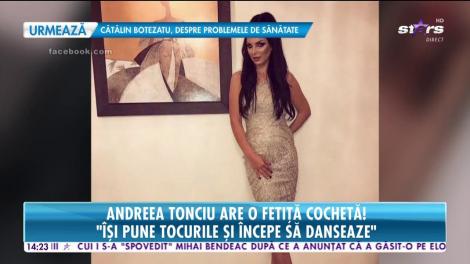 Andreea Tonciu are o fetiţă cochetă! La trei ani, Rebecca poartă pantofi cu tocuri
