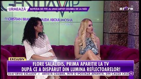 Flore Salalidis, prima apariţie la TV după ce a dispărut din lumina reflectoarelor