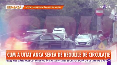 Anca Serea a uitat regulile de circulație! Poliția a fost pe fază