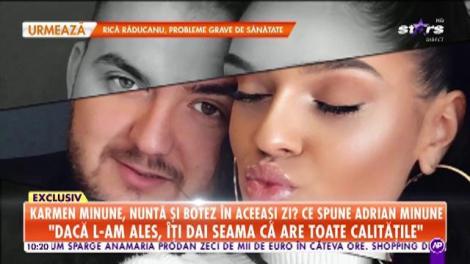 Karmen Minune, nuntă și botez în aceeași zi? Ce spune Adrian Minune