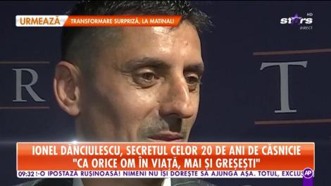 Ionel Dănciulescu, totul despre pasiunea mai puţin cunoscută, dar şi despre cei 20 de ani de căsnicie: Suntem împreună de la 19 de ani