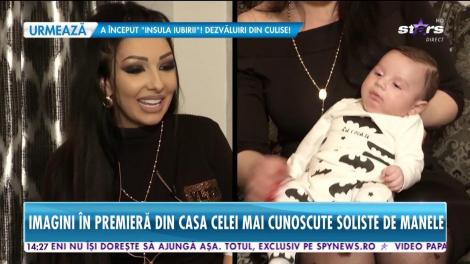 Imagini în premieră din casa celei mai cunoscute soliste de manele