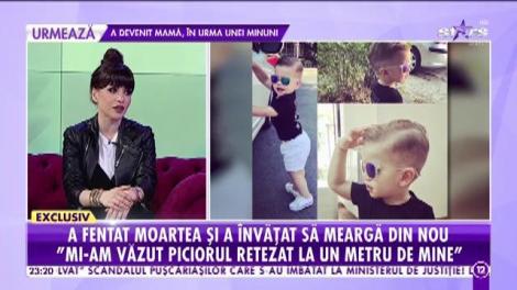 Stela Bizdu, detalii terifinte despre accidentul şocant pe care l-a suferit. "Mi-am văzut piciorul la un metru de mine"