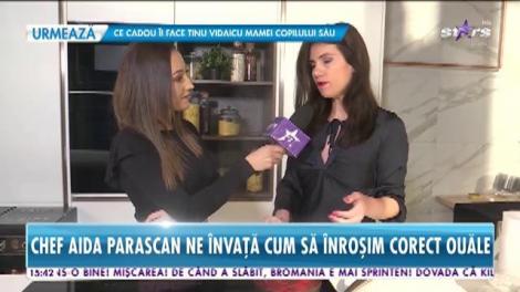 Chef Aida Parascan ne învață cum să înroșim corect ouăle. Cea mai simplă metodă