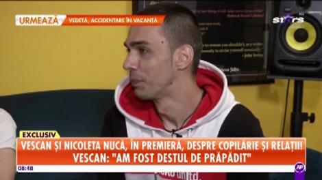 Vescan și Nicoleta Nucă, despre copilărie și relații. Vescan: Nu am vreun Paște în care să nu fi fost cu părinții