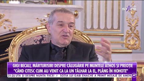 Gigi Becali, despre mântuire: Cel mai aproape am fost de Hristos în temniță