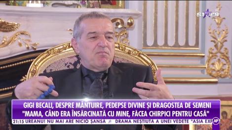 Gigi Becali, despre mântuire, pedepse divine și dragostea de semeni: Odată mi-a zis un Părinte: "Te a pus Dumnezeu administrator pe averea lui"