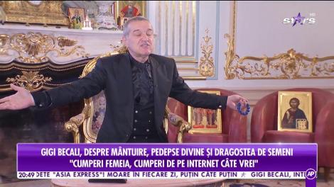 Gigi Becali, despre căsnicie: Dumnezeu mi-a dat frică și dragostea și nu pot să las o femeie