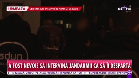 Bătaie cu pumni şi picioare în fața unui club de fițe din Mamaia. A fost nevoie de intervenţia jandarmilor!