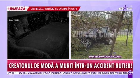 Adina Buzatu, devastată de moartea lui Răzvan Ciobanu: "Era un copil teribil al modei"