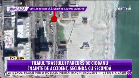 Filmul traseului parcurs de Răzvan Ciobanu îniante de accident, secundă cu secundă