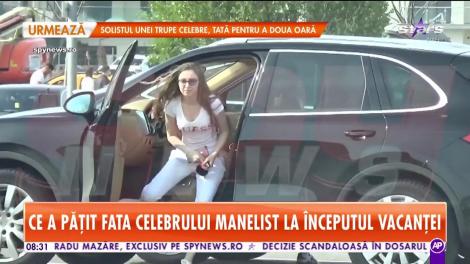 Ce a pățit fiica lui Vali Vijelie la începutul vacanței la mare