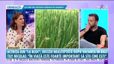 Actrița din "La bloc", decizie neașteptată după vacanța în Bali. Tily Niculae: Sunt genul de femeie care acționează