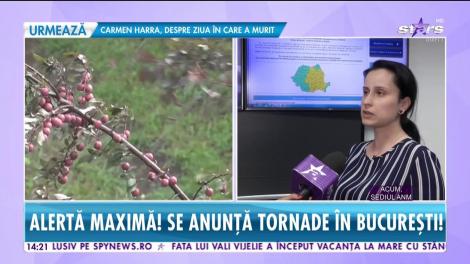 Alertă maximă! Se anunță tornade în București!
