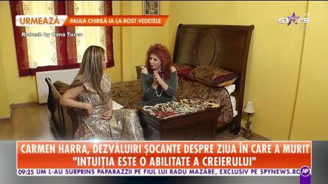 Carmen Harra, dezvăluiri șocante despre ziua în care a murit: Am căzut în Someș când aveam cinci ani