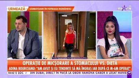Operația de mișcorare a stomacului vs. dietă. Nutriționist: Dacă îți faci operație trebuie să ții și dietă