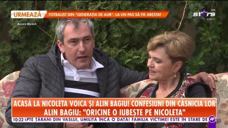 Acasă la Nicoleta Voica şi Alin Bagiu. Confesiuni din căsnicia lor