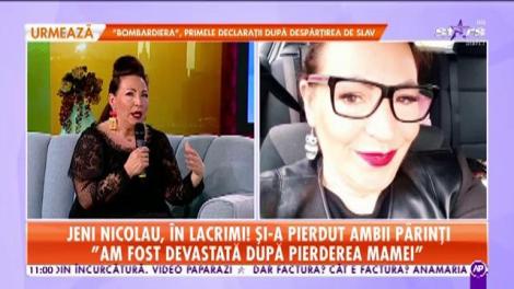 Jeni Nicolau, o artistă încercată de viață: Au fost momente în care am cunoscut umilința și sărăcia în toate formele