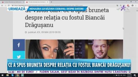 Primele declarații ale Ralucăi "Bombardiera" după despărțirea de Victor Slav