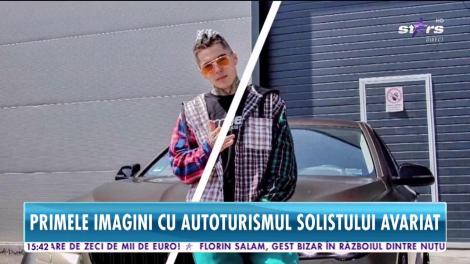 La o lună de când a devenit șofer, Lino Golden şi-a lovit bolidul de lux